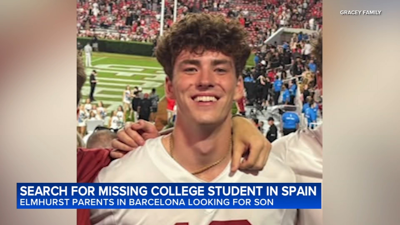 Suburban college student missing in Spain during spring break trip