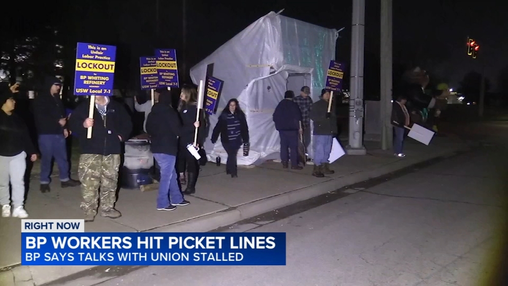 BP refinery in Whiting locks out workers