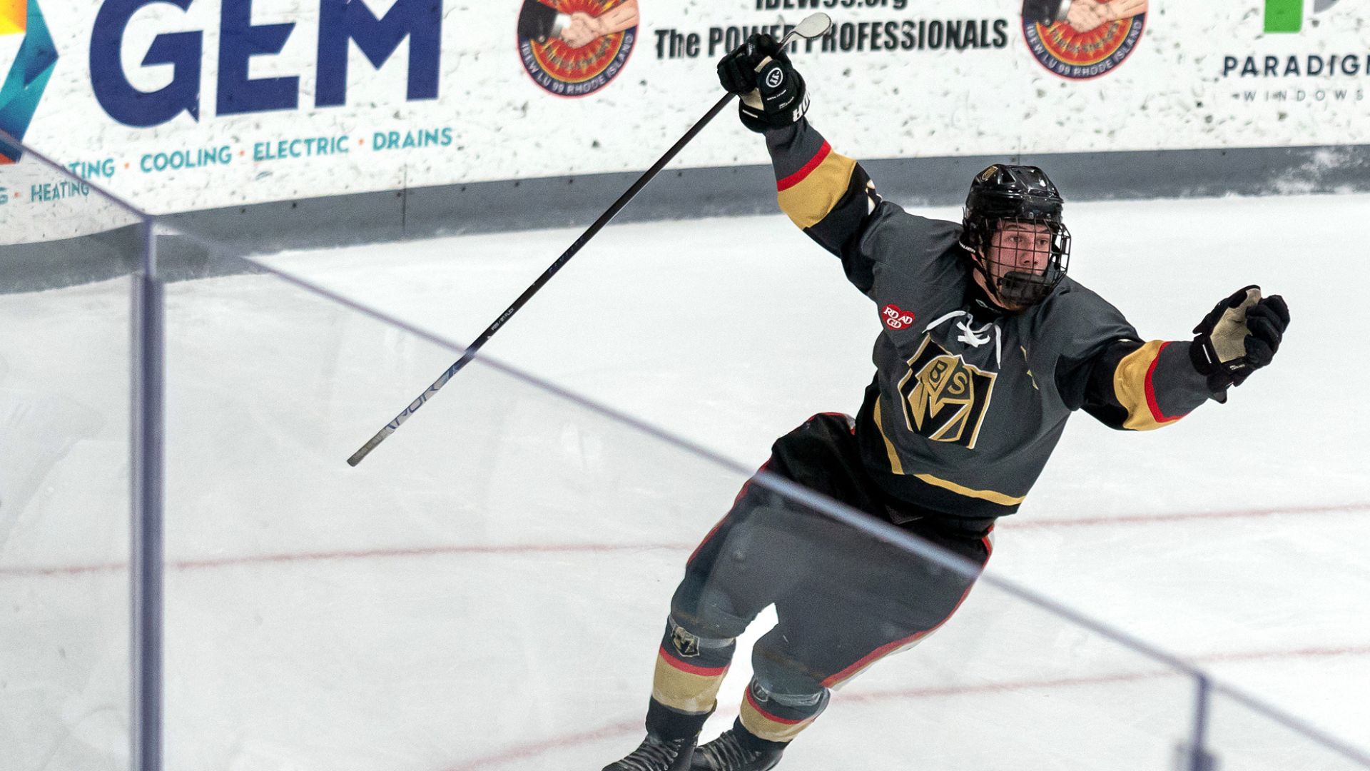 Blackstone Valley Schools forward Colin Dorgan at the Rhode Island high school hockey state semifinal on Wednesday, March 11, 2026.