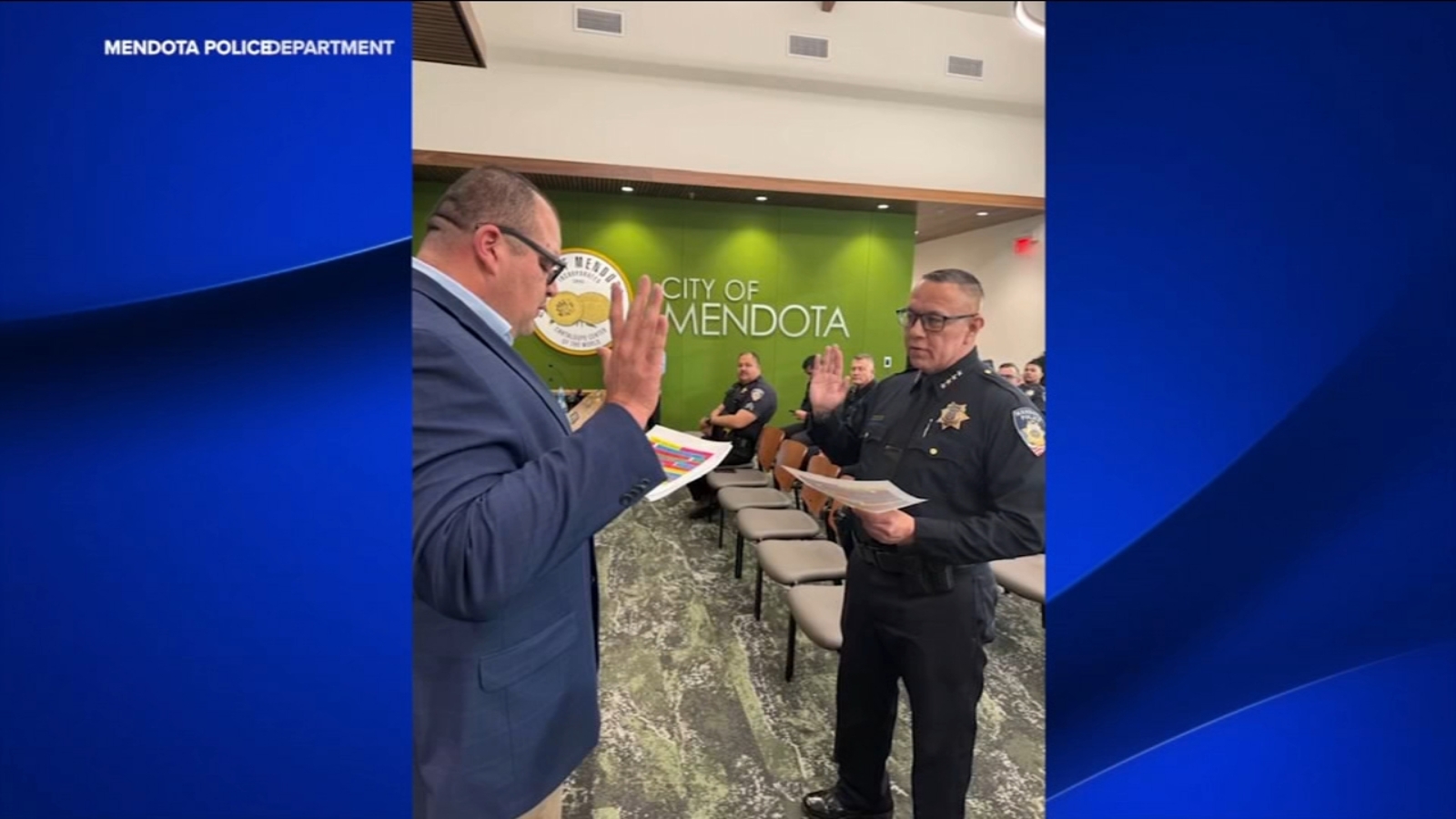 New Mendota police chief officially sworn in