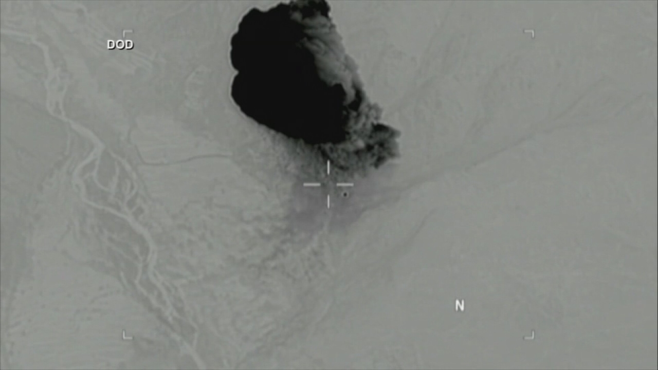 VIDEO shows 'mother of all bombs' hitting ISIS; 36 killed