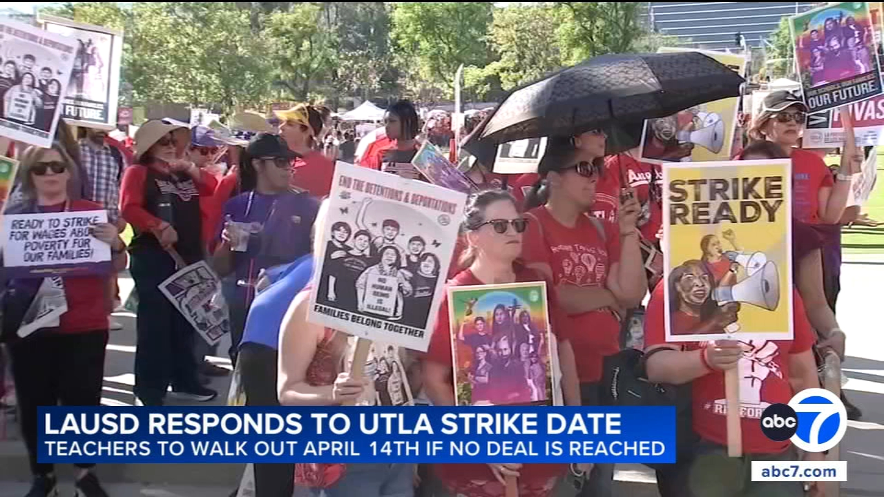 LAUSD responds after teachers union announces strike date