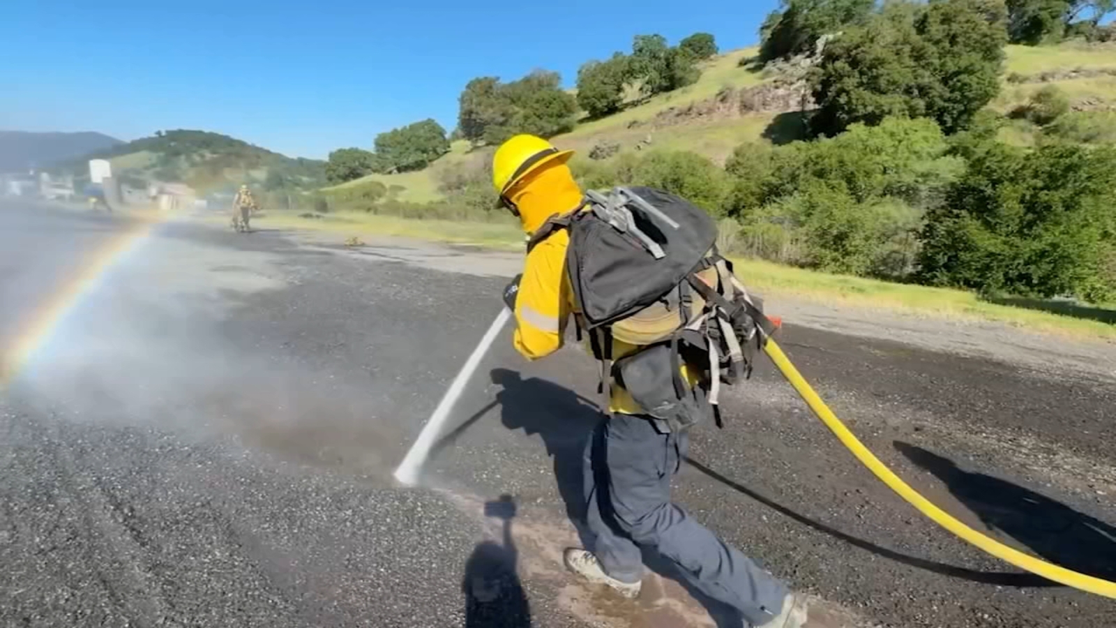 EXCLUSIVE: Seasonal firefighters beat the heat at Cal Fire's training academy