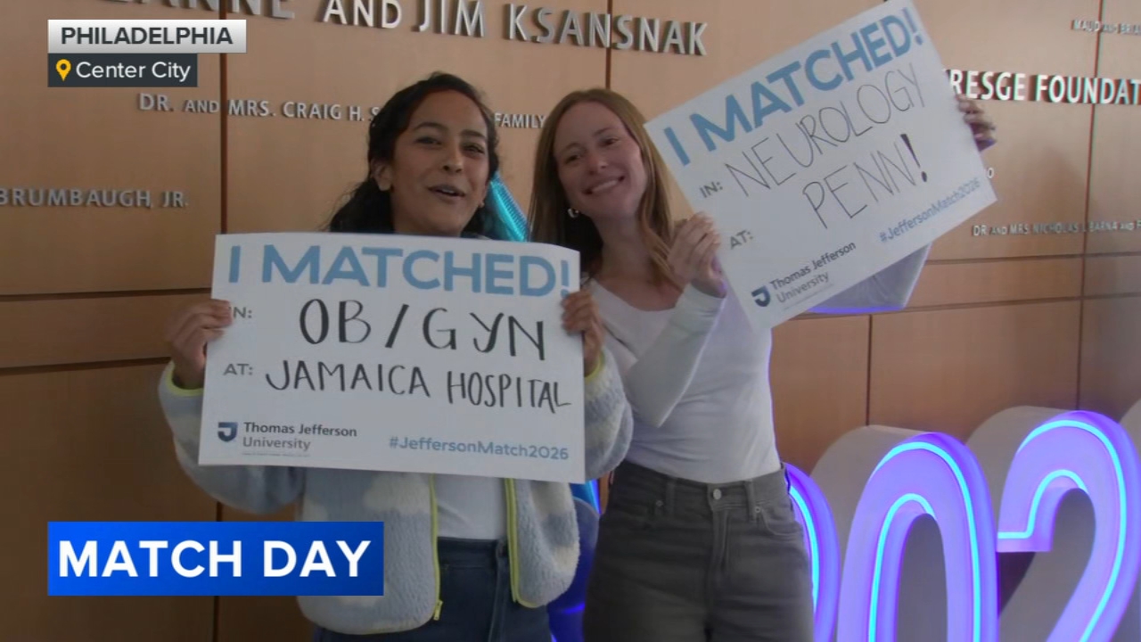 Match Day for Thomas Jefferson University Medical Students