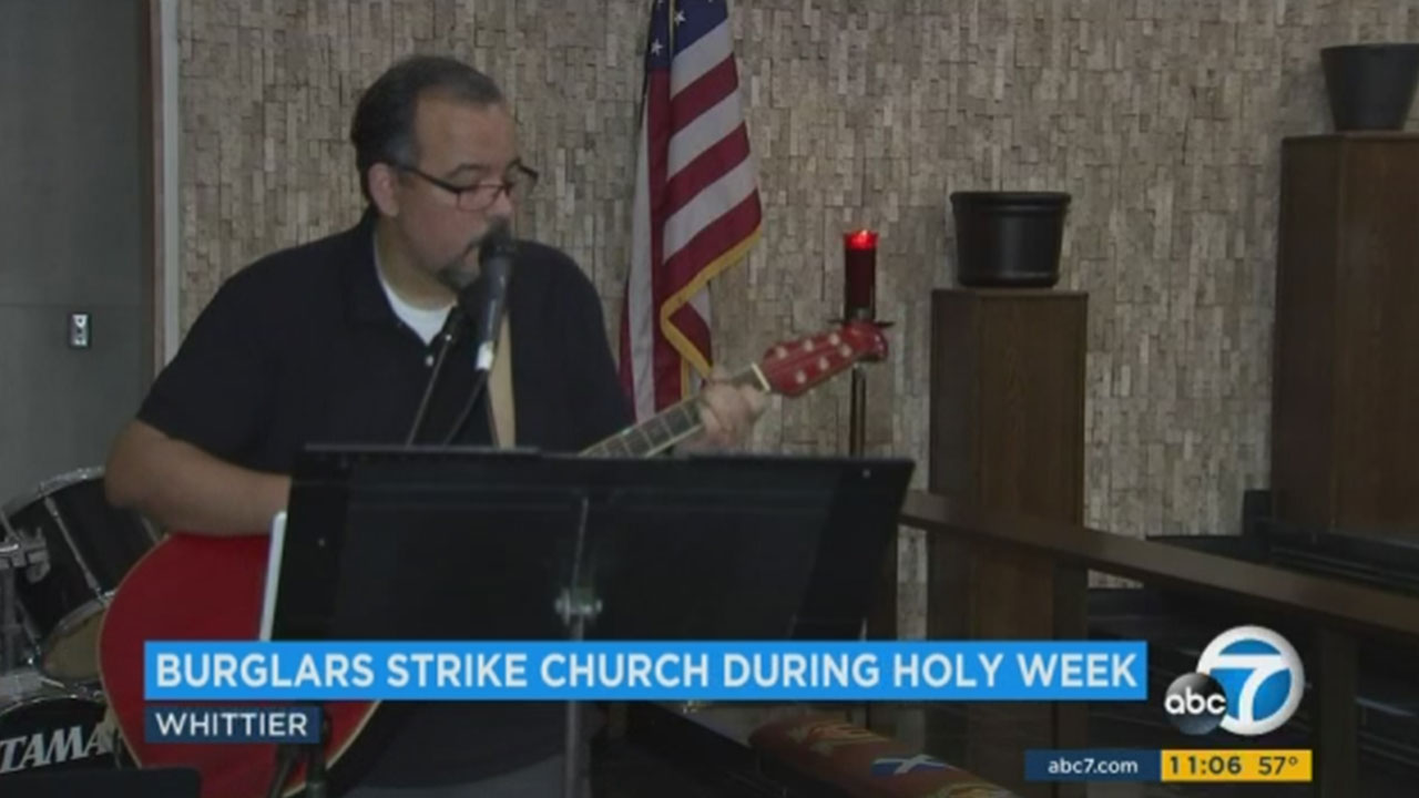 Church band's equipment stolen days before Easter