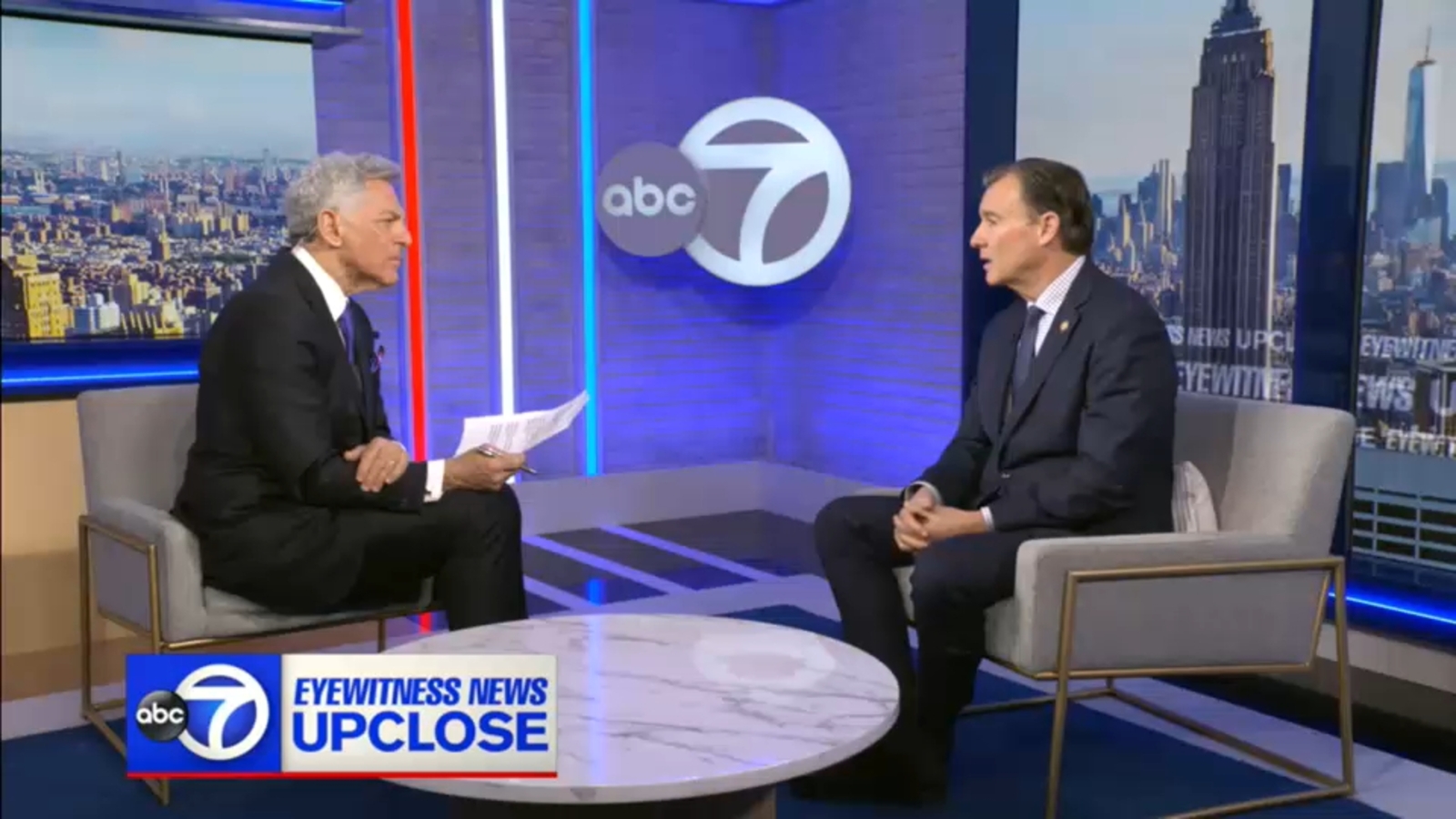 Up Close: New York Rep. Tom Suozzi reacts to war with Iran; NYC Schools Chancellor Kamar Samuels