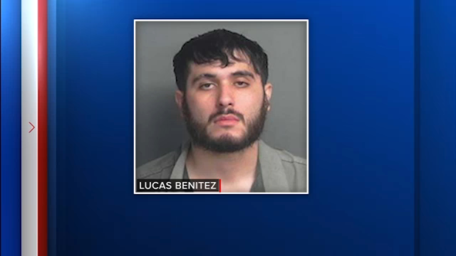 Lucas Benitez, 25, is facing two felonies after allegedly trying to hide the gun his 3-year-old shot himself with.