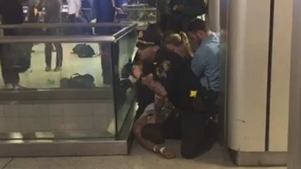 Penn Station chaos after police use Taser