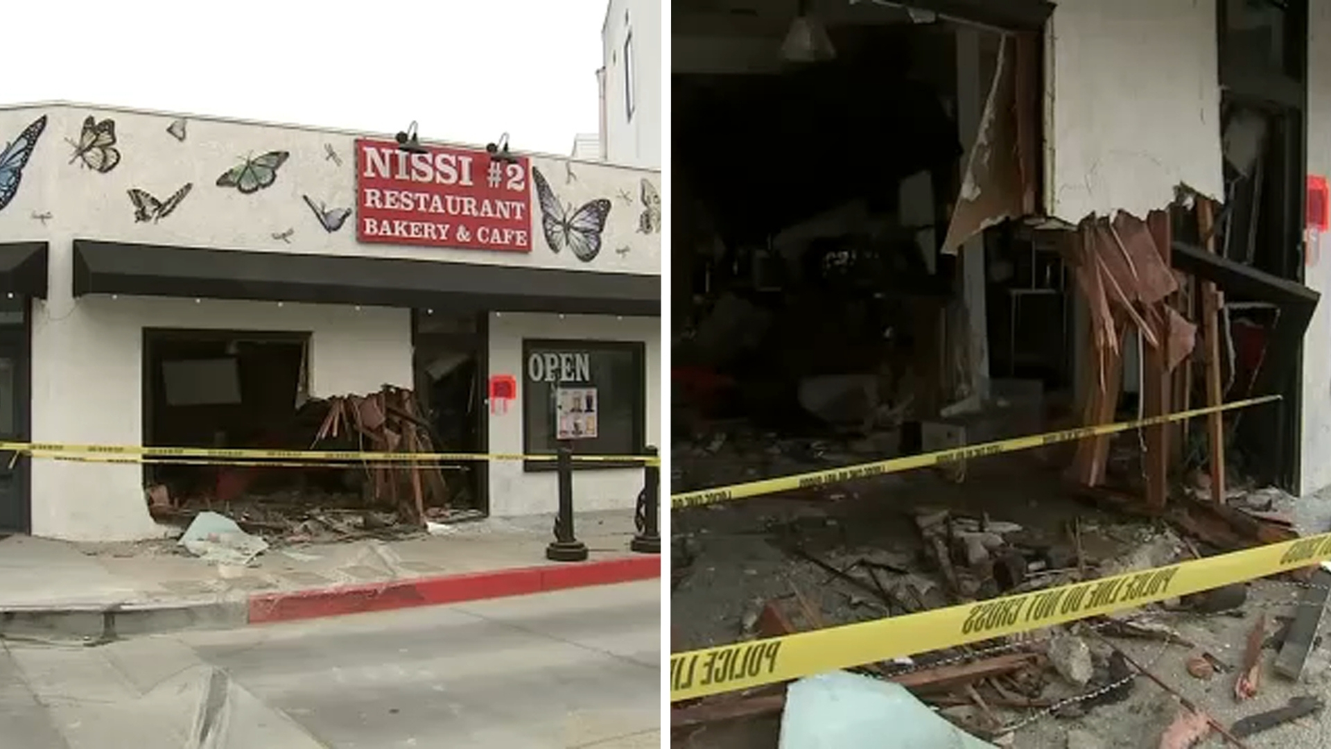 Suspected DUI driver jumps curb, crashes into Baldwin Park bakery