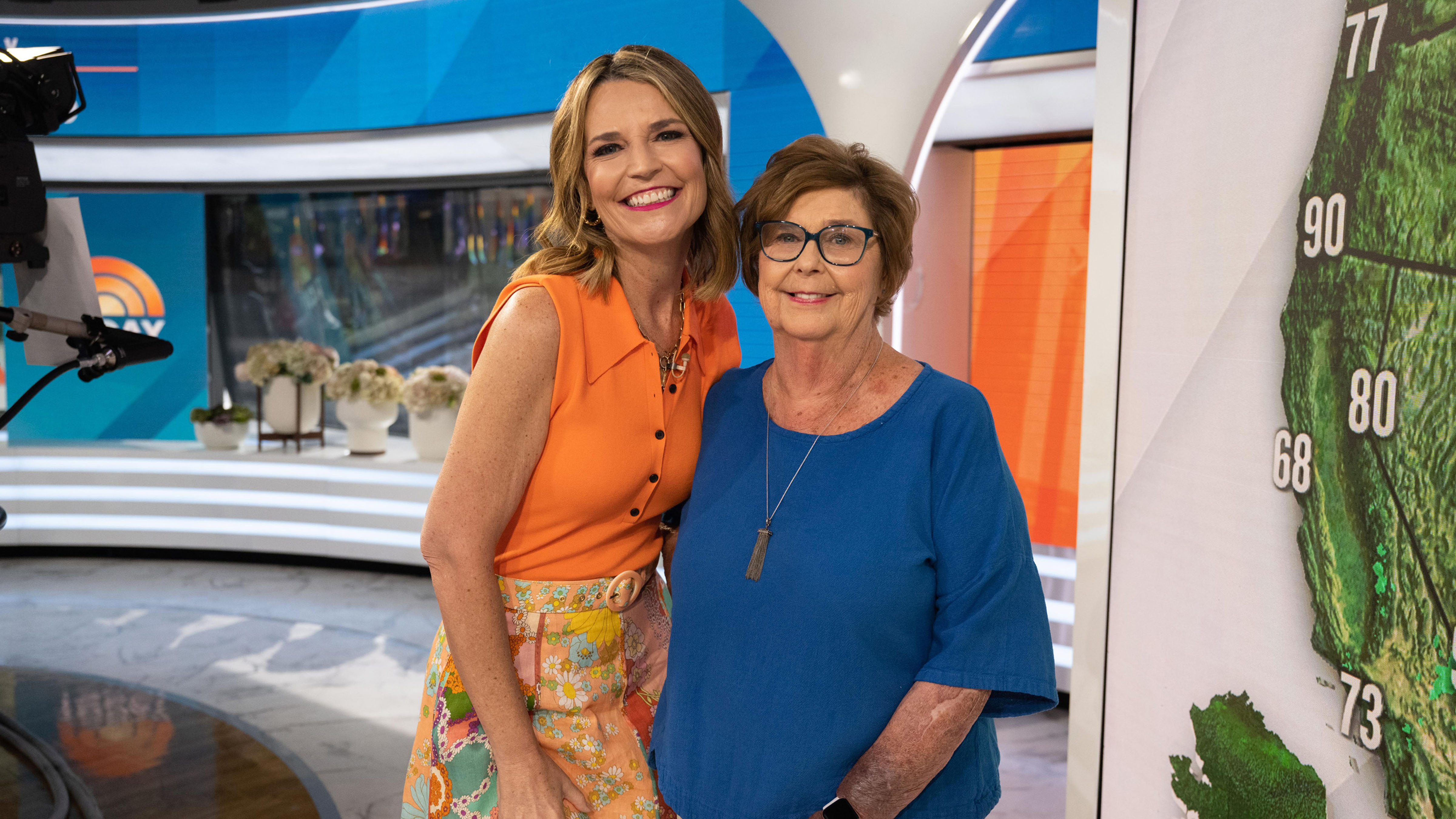 Pictured: Savannah Guthrie and mother Nancy Guthrie on Thursday, June 15, 2023