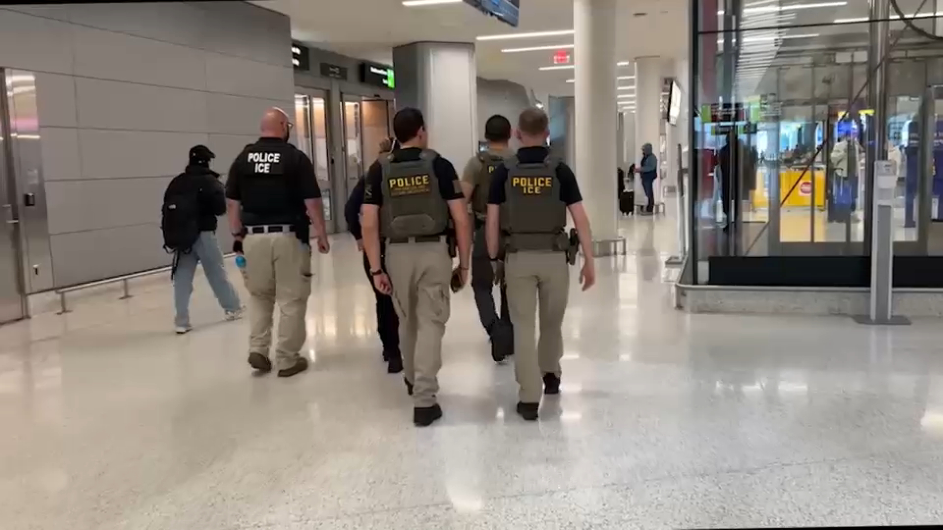 ICE agents deployed to TSA checkpoints at NYC airports while long wait times persist