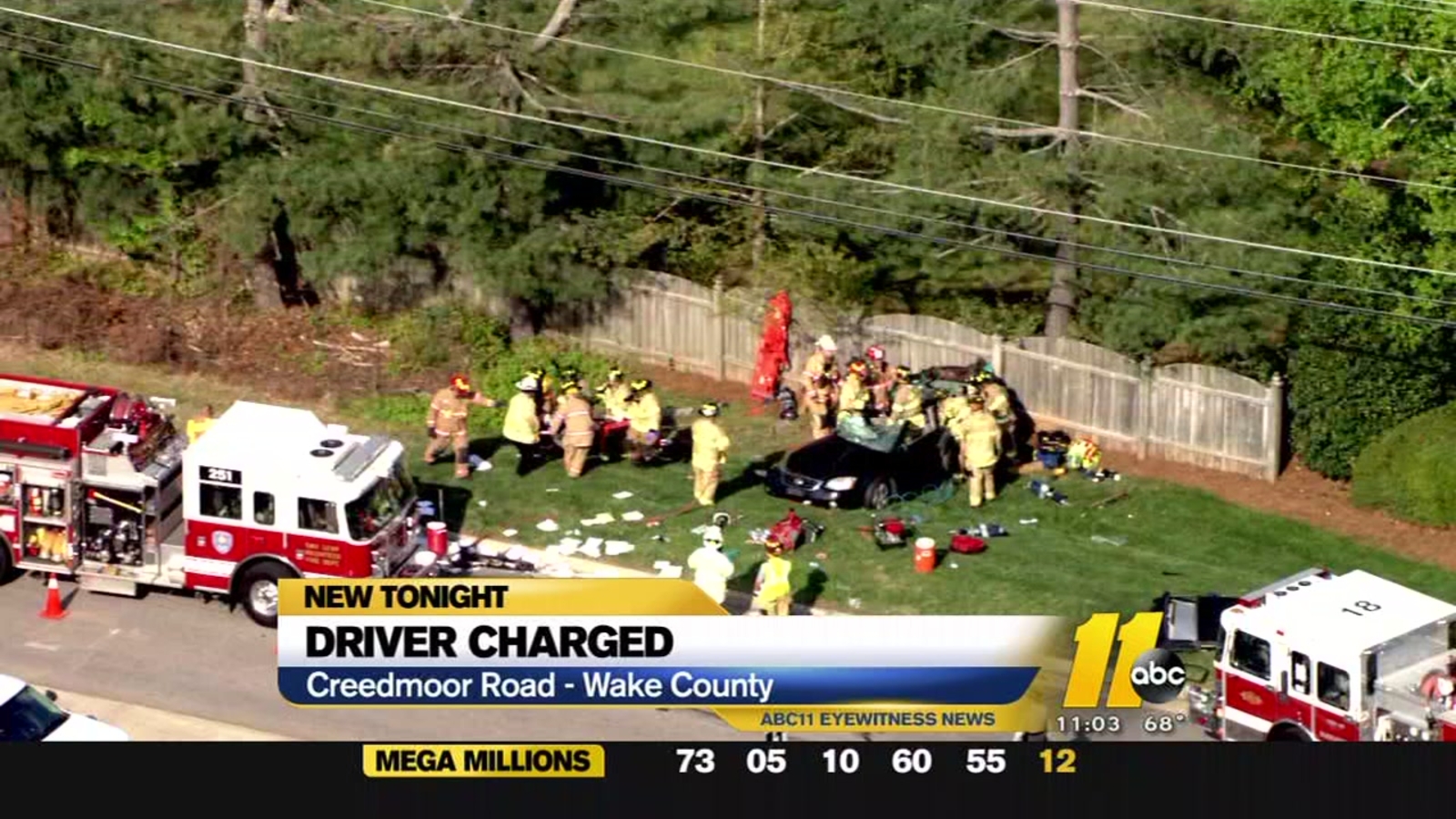 3 injured in crash on Creedmoor Road in Raleigh ABC11 RaleighDurham
