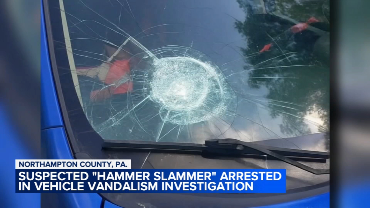 'Hammer Slammer' arrested: Man charged in windshield‑smashing spree