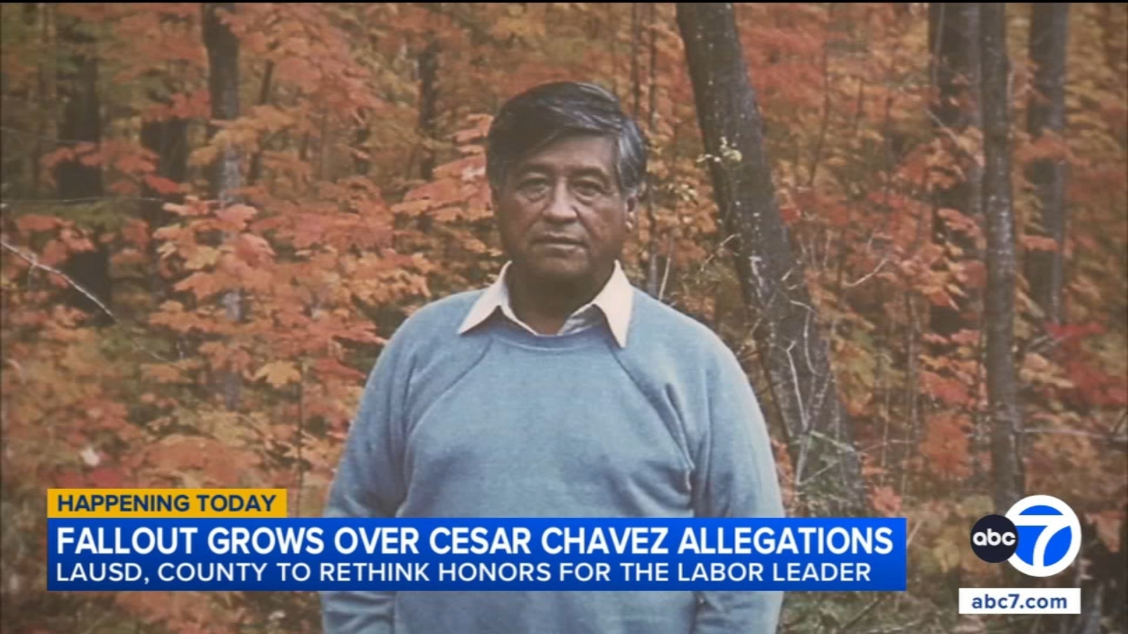 Cesar Chavez allegations: LAUSD board, LA County supervisors to consider motions renaming schools, holiday