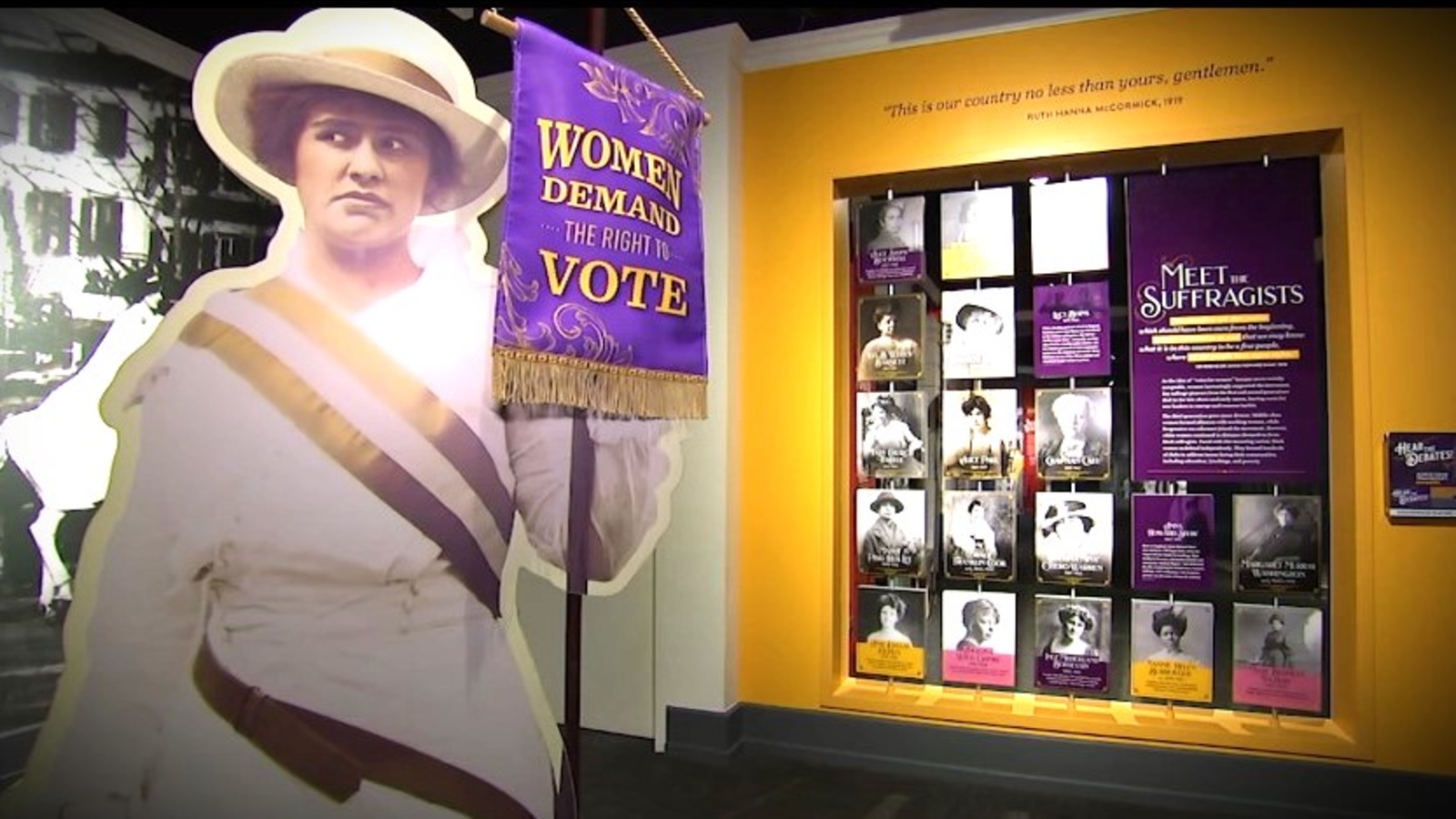 The National Constitution Center's 19th Amendment exhibit explains how ...
