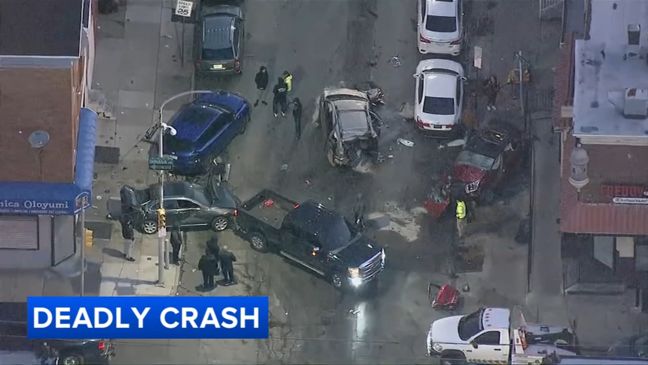 Deadly crash in North Philadelphia caught on video