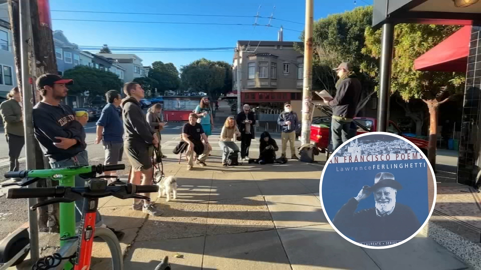 Ferlinghetti Day: Readers honor famous SF poet and founder of City Lights Books with annual walk