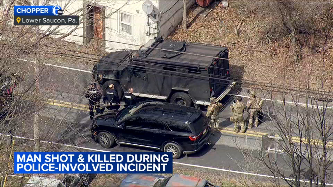 Man dies following standoff with police in Lower Saucon Township, Pa.