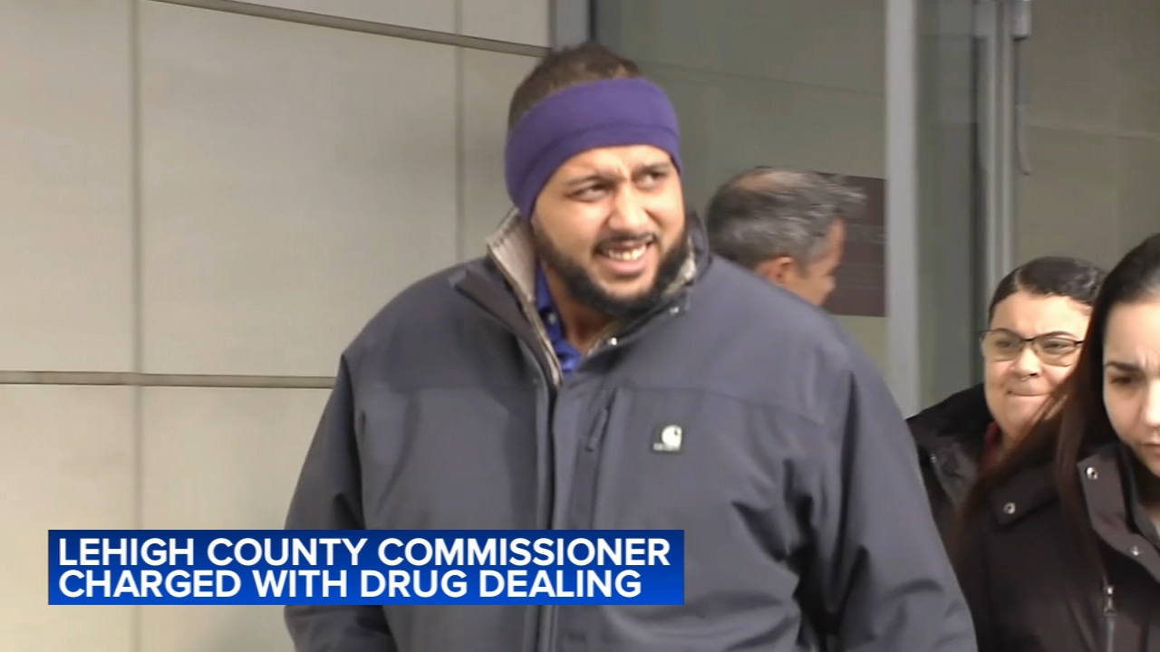 New charges allege Lehigh County commissioner sold cocaine at city hall, event at college