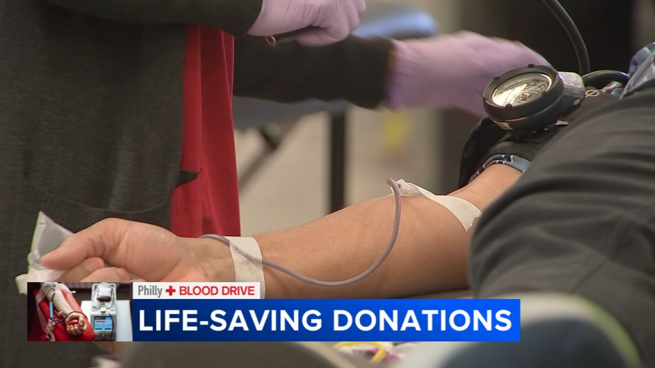 Hundreds turn out for 6th annual 6abc Philly Blood Drive