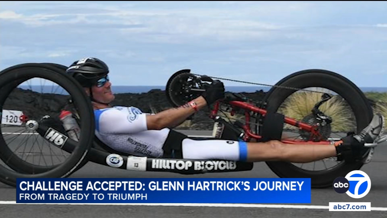 Ironman finisher Glenn Hartrick on resilience after crash that left him paralyzed
