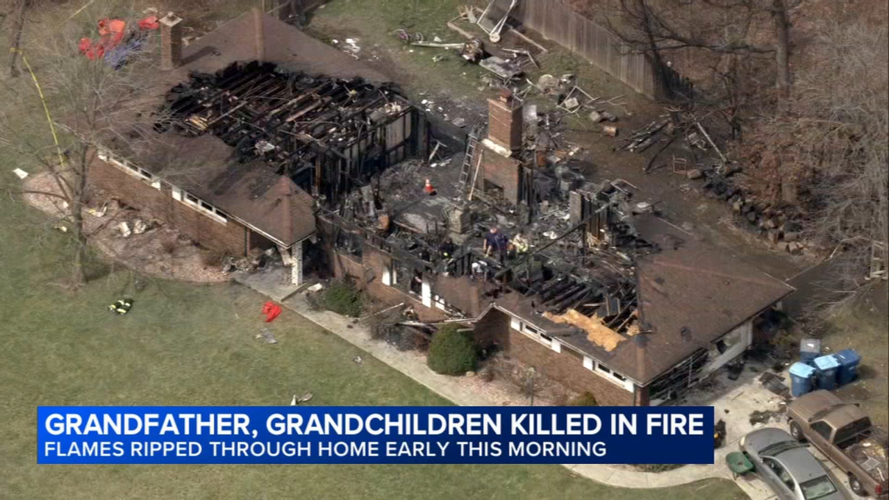 71-year-old man, 3 kids found dead after fire: Will County officials