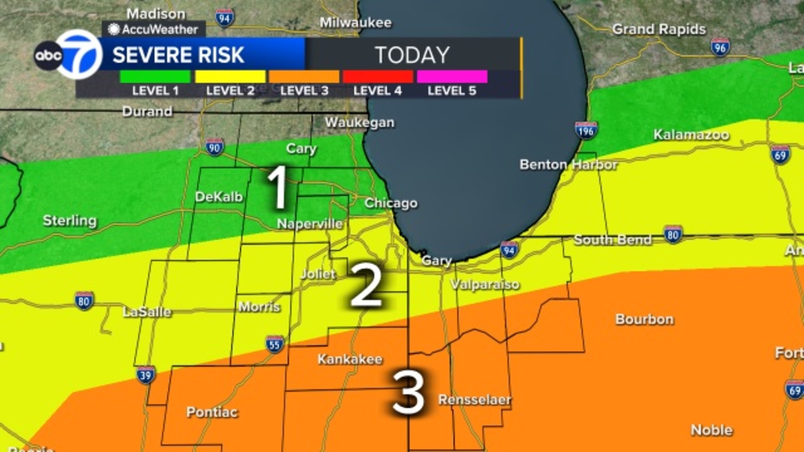 Chicago weather: Potentially severe storms forecast to bring hail, wind to area