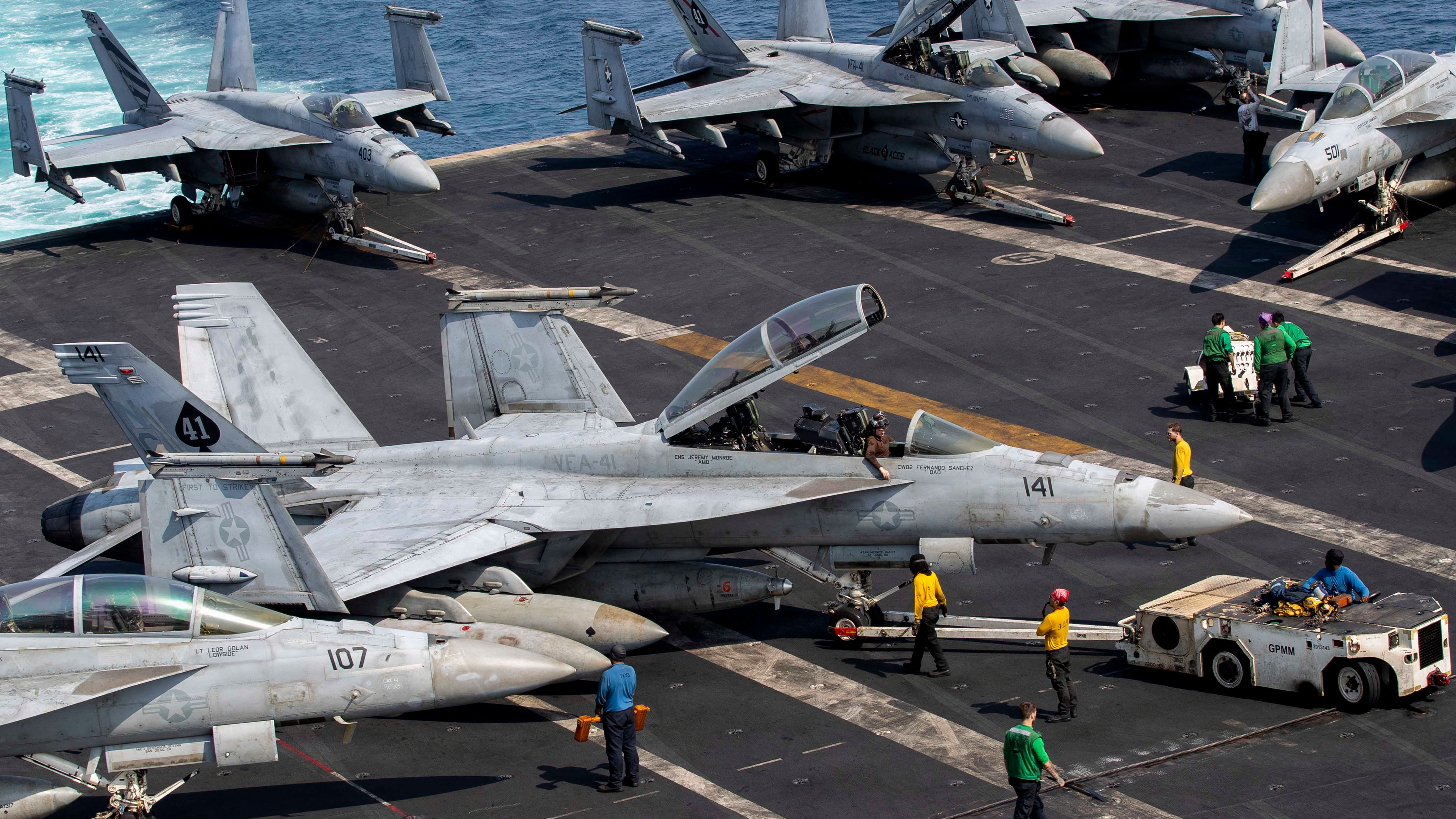 This US Navy handout photo released on March 18, 2026 by US Central Command public affairs.
