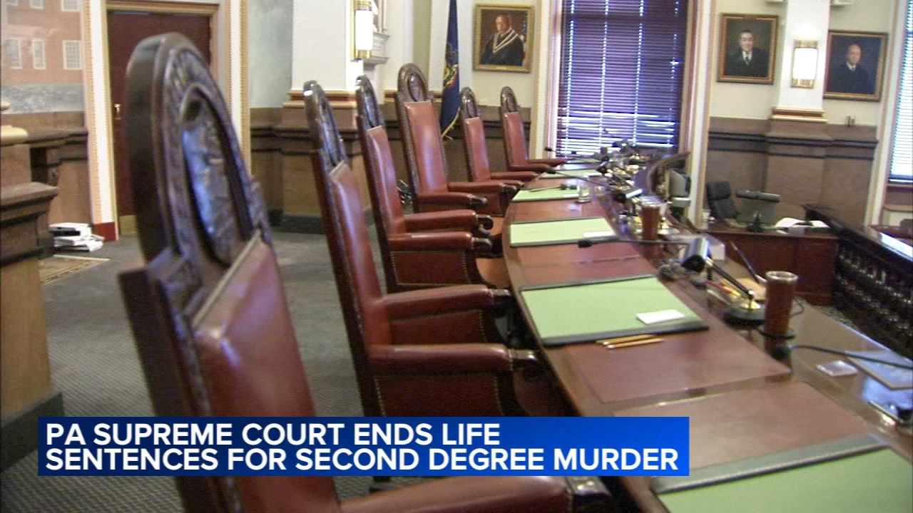 Automatic life sentences for second-degree murder convictions in Pa. overturned