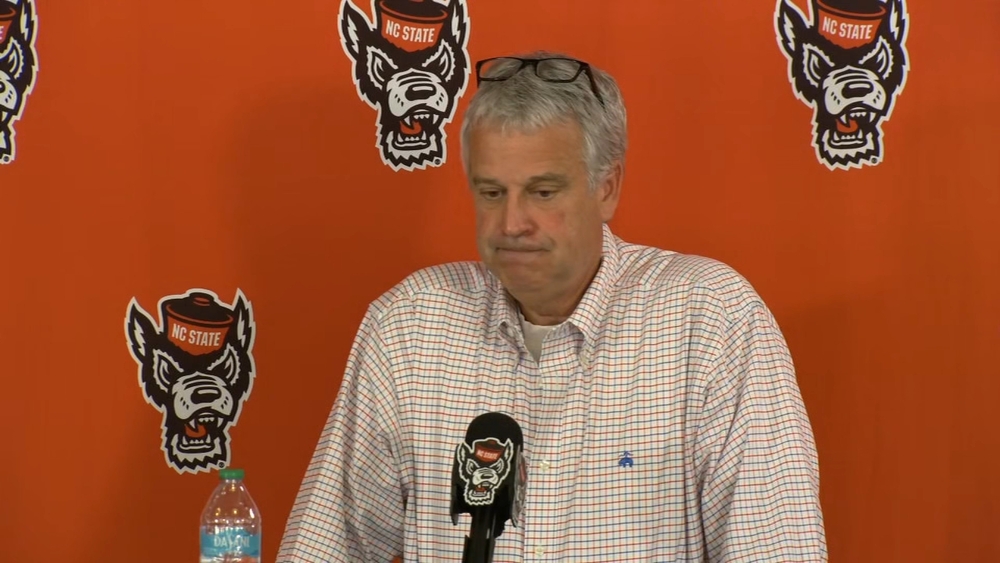 Boo Corrigan's news conference after Wade departs for LSU