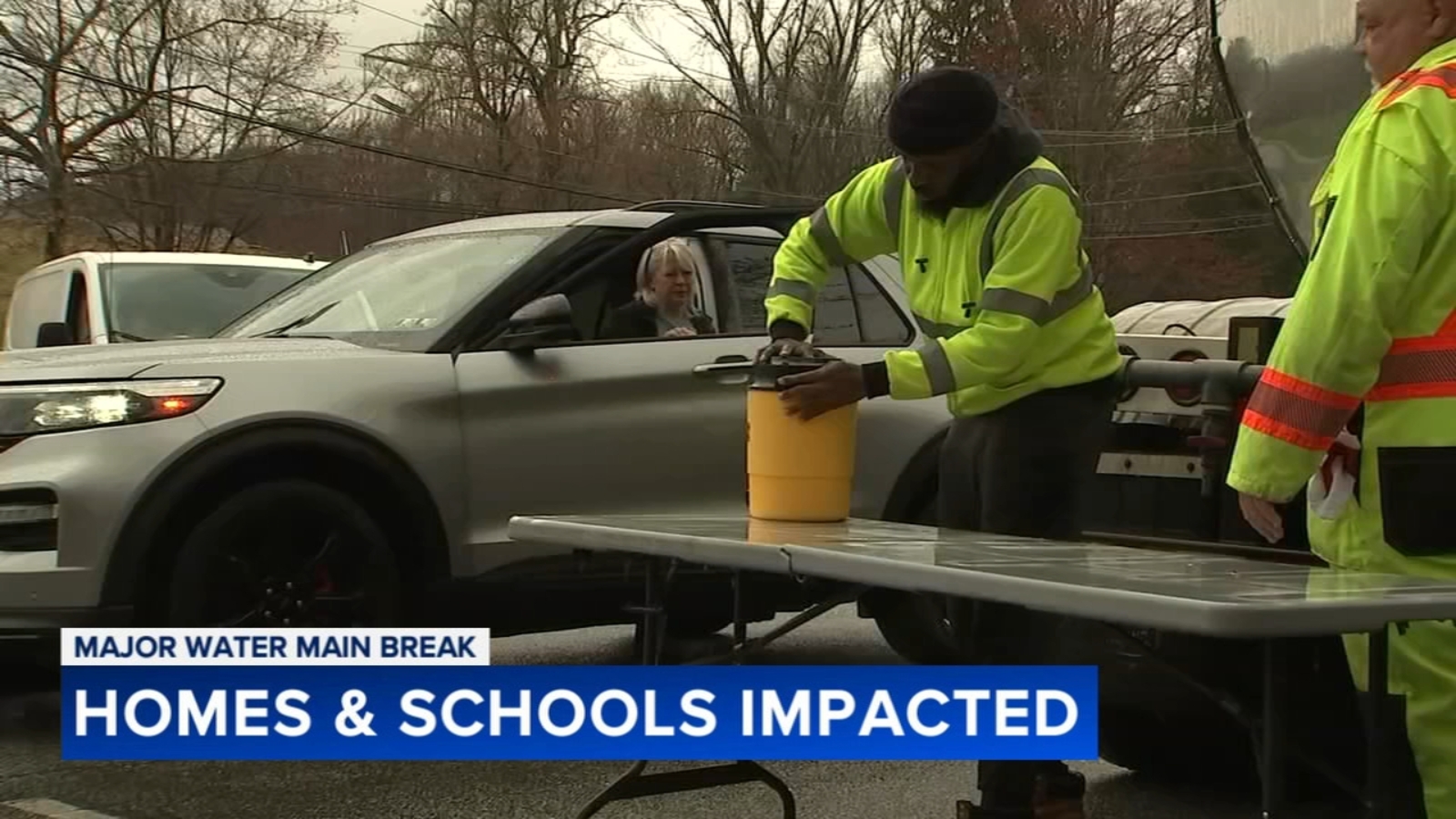 Water main break leads to boil advisory, school closures in Delco
