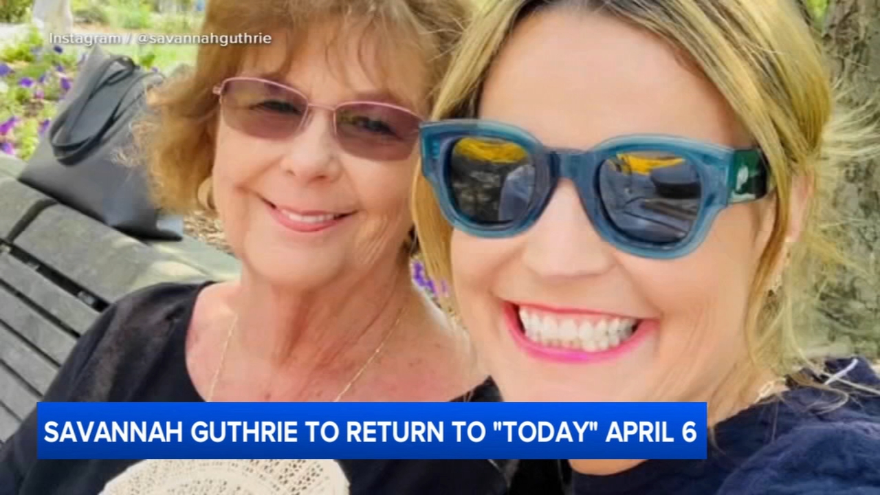 Savannah Guthrie announces she will return to 'Today'