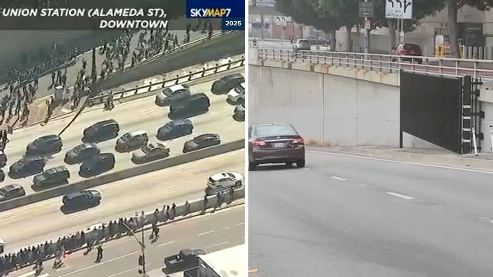 Gates installed on 101 Freeway ramps in downtown Los Angeles ahead of ‘No Kings’ protest Gates installed on 101 Freeway ramps in downtown Los Angeles ahead of ‘No Kings’ protest