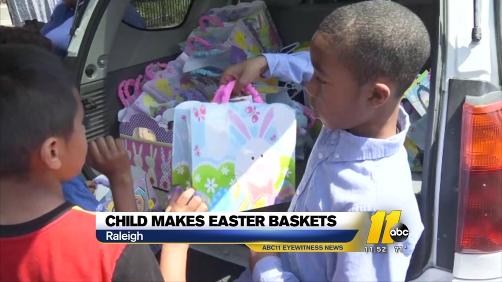 Raleigh boy makes Easter baskets for children in need ABC11 Raleigh