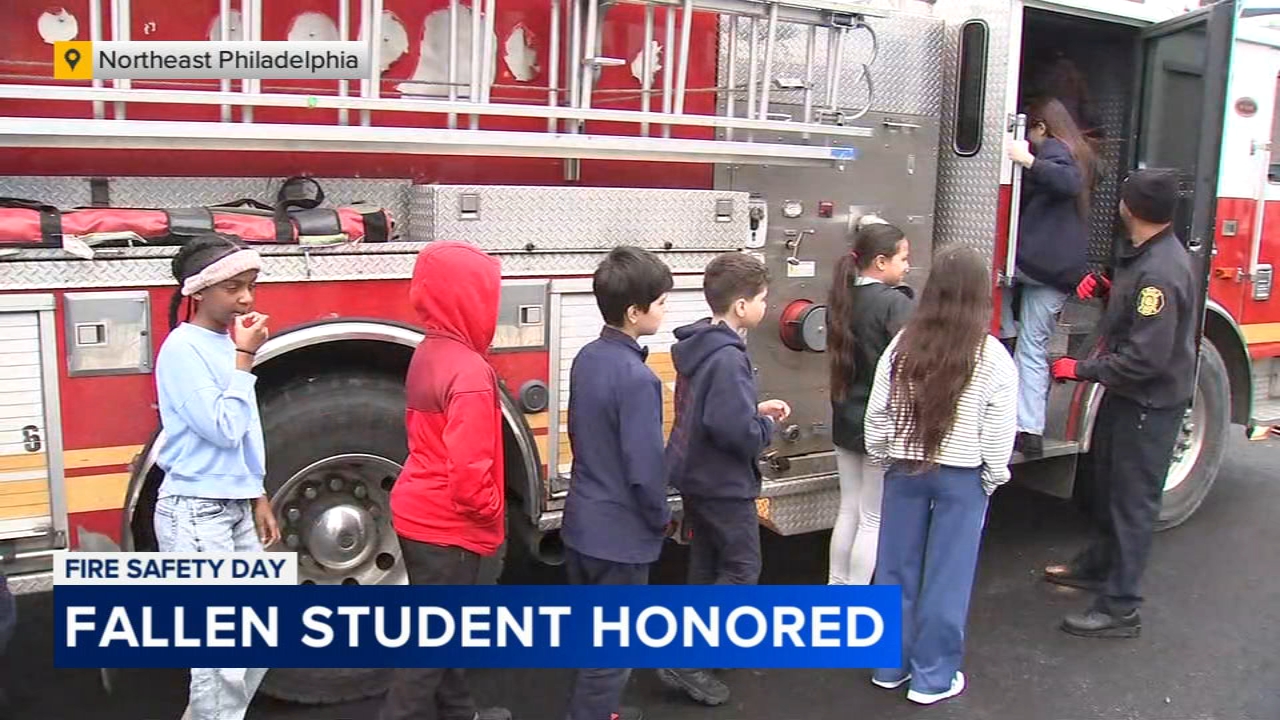 Philadelphia school hosts fire safety ceremony to honor fallen student