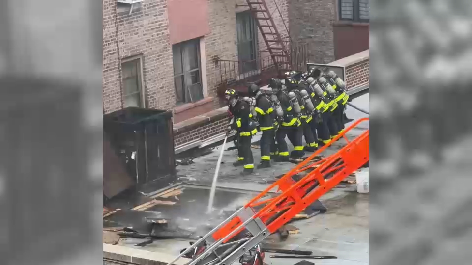 14 hurt after Bronx firehouse sets ablaze