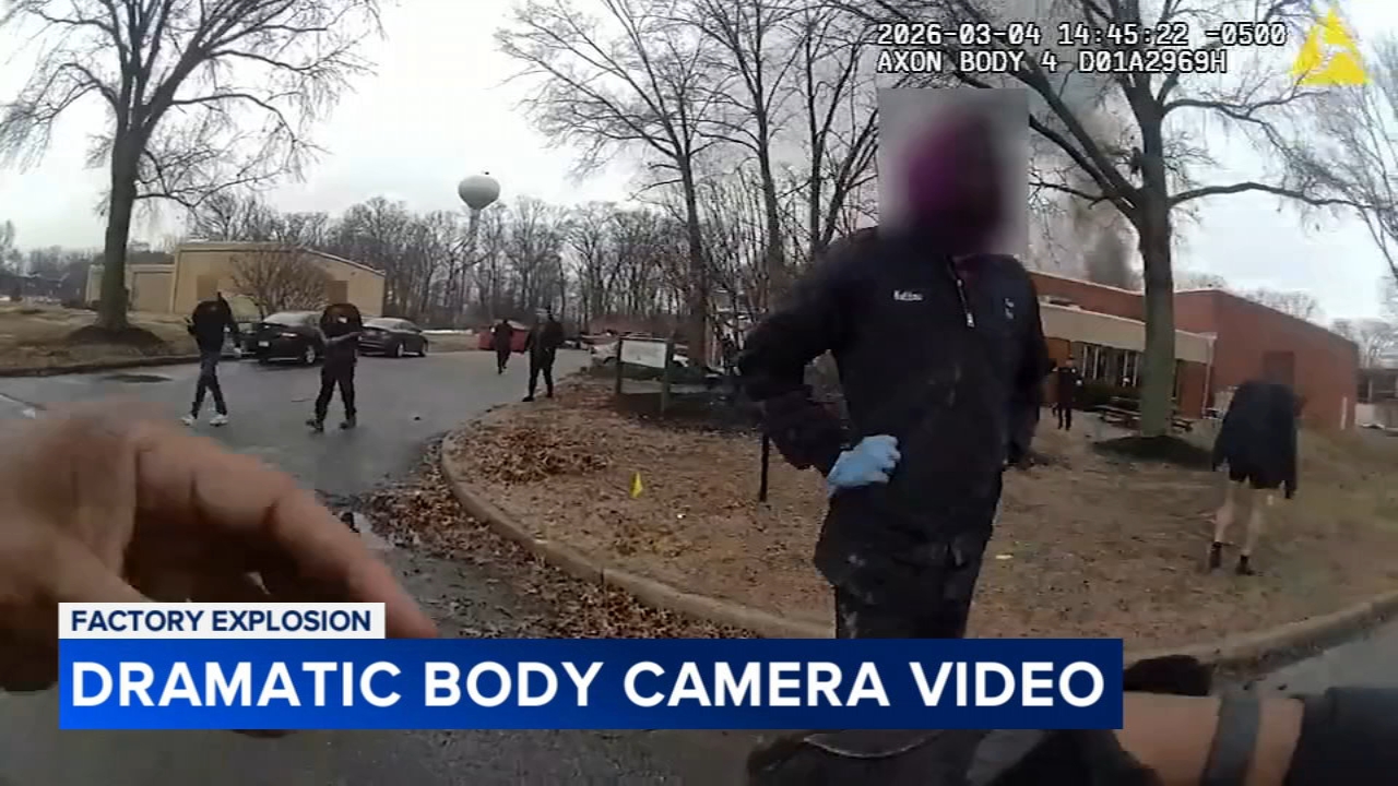 Newly released body cam footage shows response to massive industrial explosion in Gloucester County