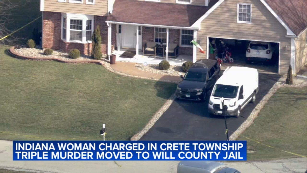 Woman charged after 3 found dead in Will Co. home waives extradition