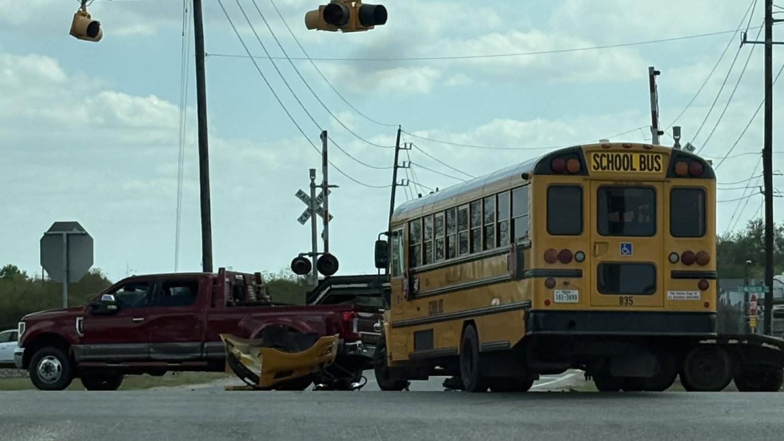 Waller ISD school bus involved in crash off Highway 290, no injuries reported, district says