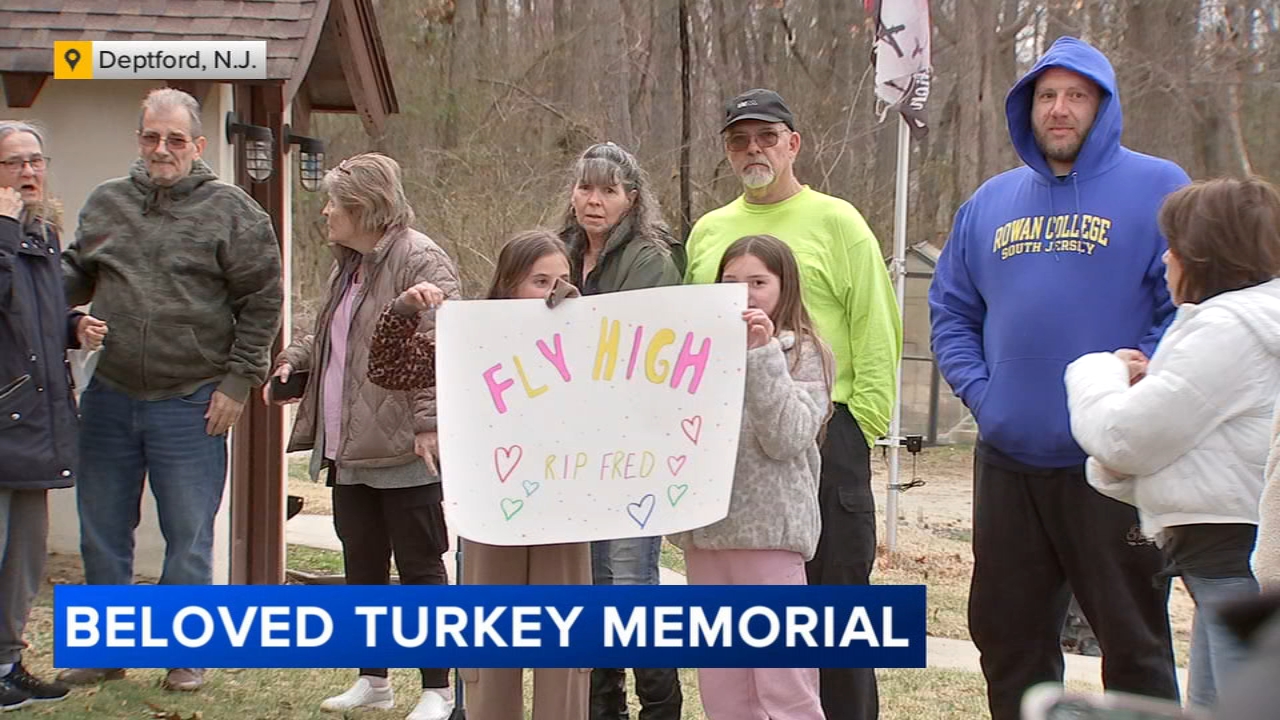 South Jersey community mourns the loss of beloved wild turkey named 'Fred'