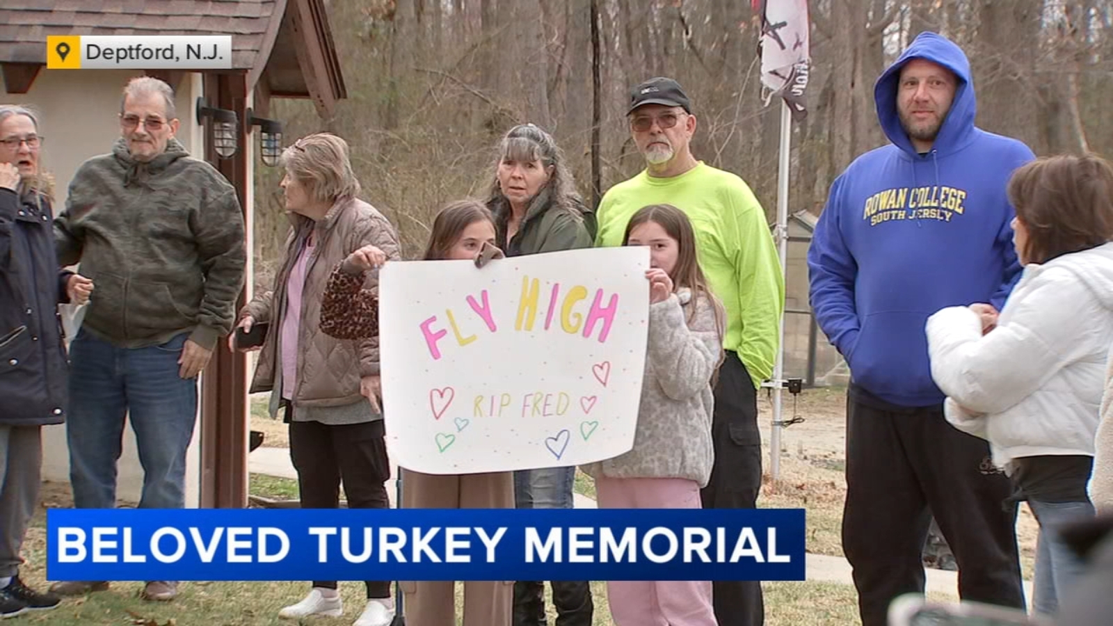 South Jersey community mourns the loss of beloved wild turkey named 'Fred'