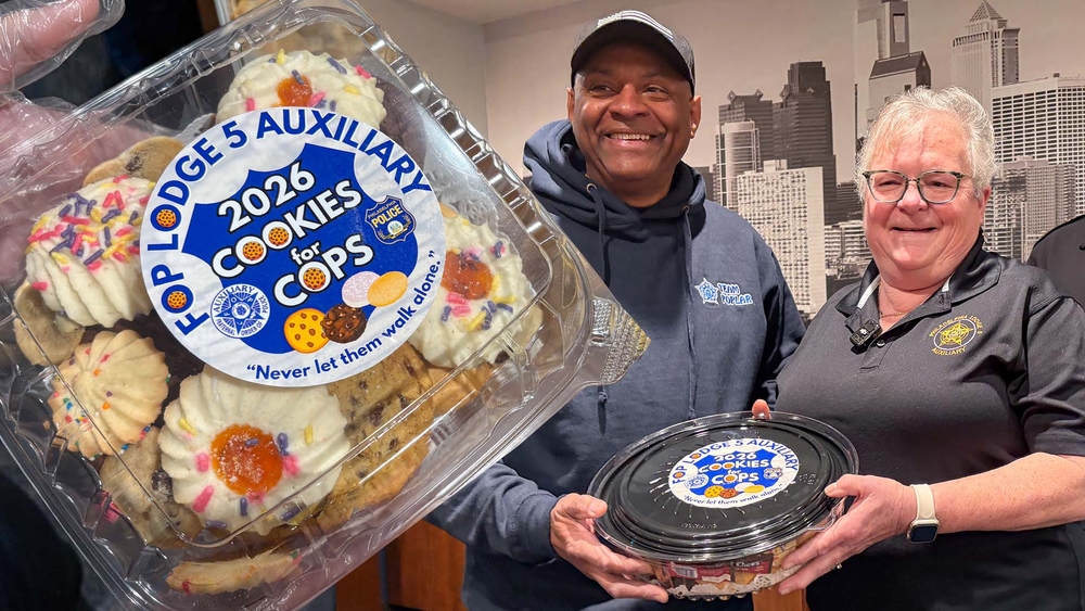 'Cookies for Cops' delivers countless treats to officers across Philly