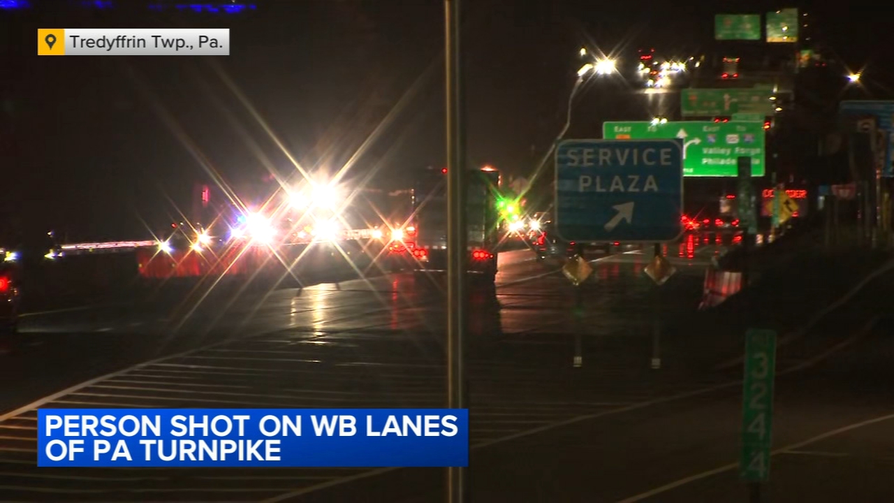 State police investigate shooting along Pa. Turnpike near Tredyffrin Township
