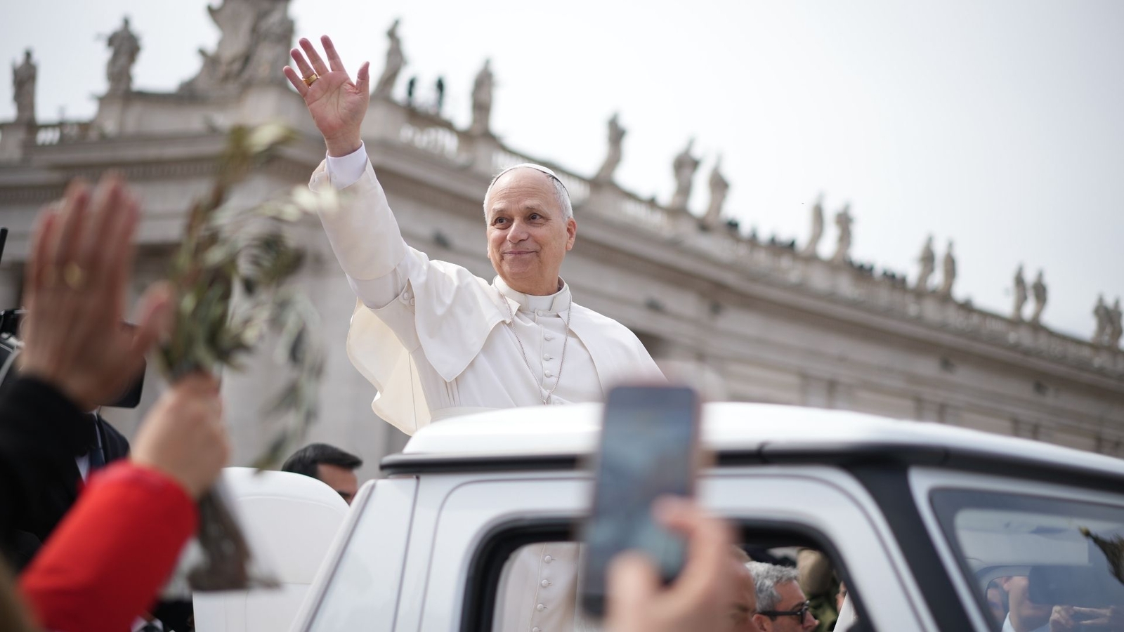 Pope Leo XIV rejects claims that God justifies war in Palm Sunday Mass message in St. Peter’s Square Pope Leo XIV rejects claims that God justifies war in Palm Sunday Mass message in St. Peter’s Square