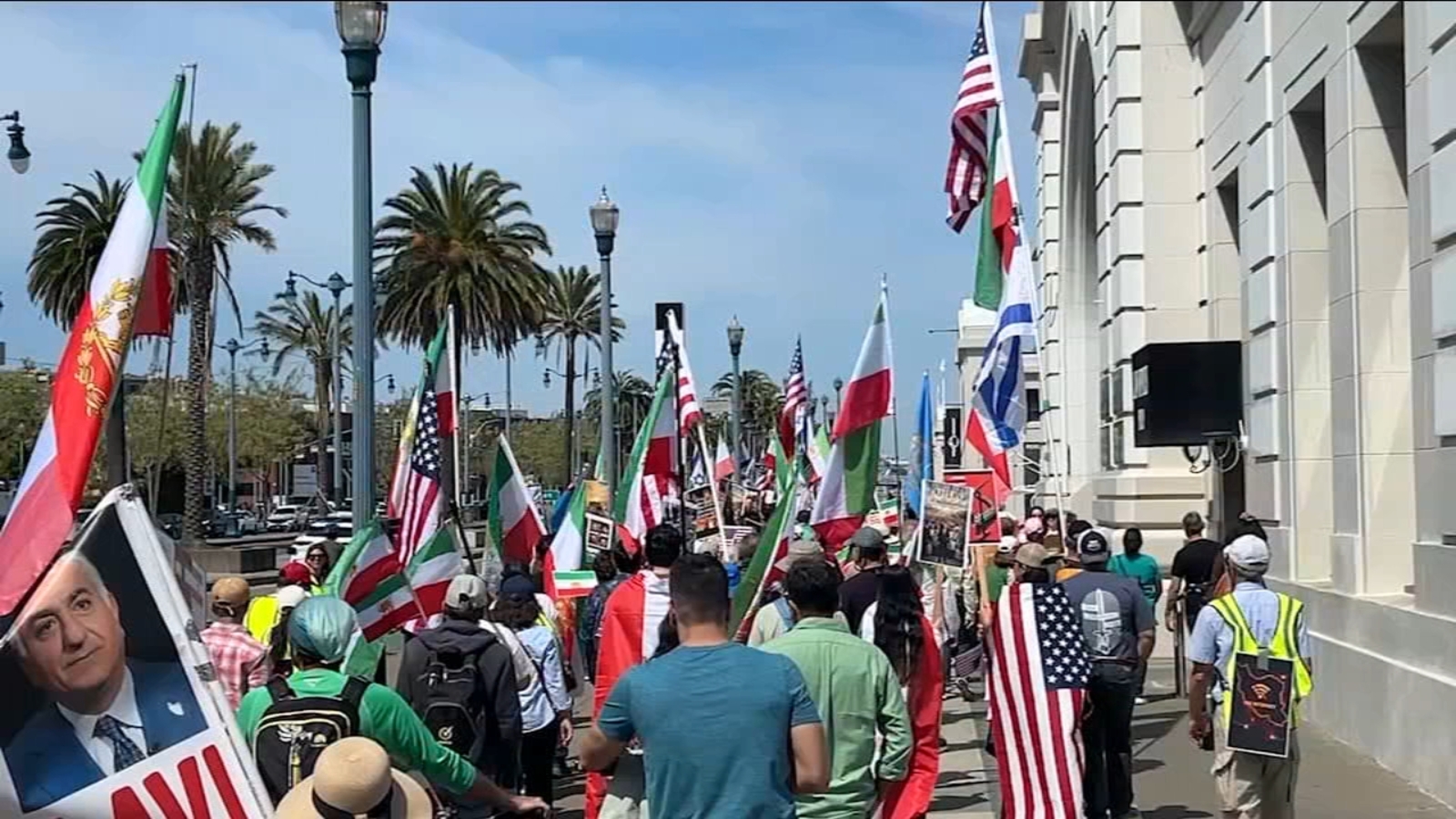 Bay Area residents hold rally in SF as war with Iran enters 2nd month