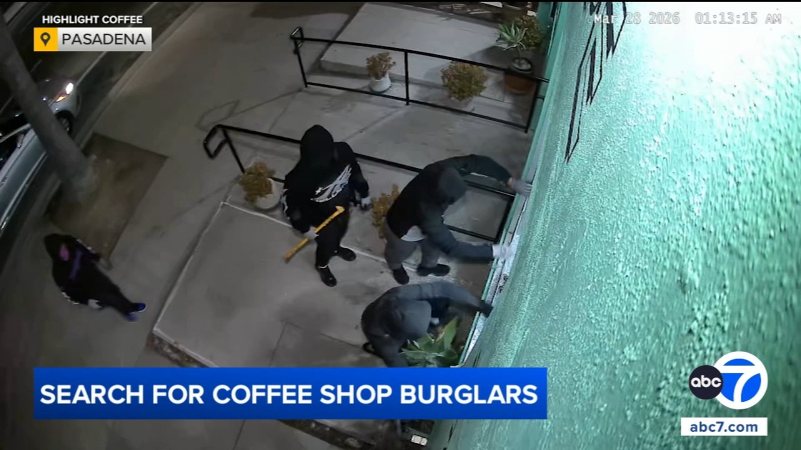Pasadena’s Highlight Coffee shop targeted again by burglars who stole safe Pasadena’s Highlight Coffee shop targeted again by burglars who stole safe