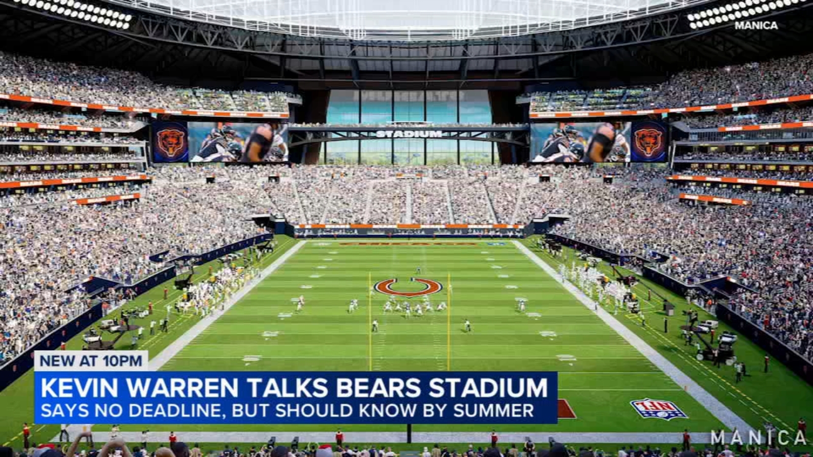 No deadline for stadium deal, according to Bears, as Illinois lawmaker says talks are progressing