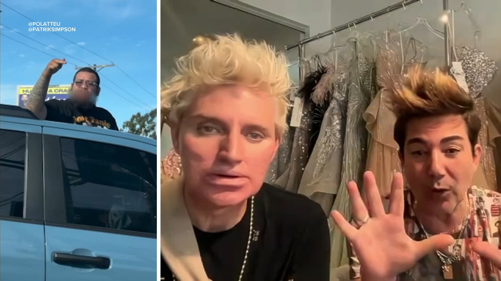 Reality TV stars Patrik Simpson and Pol’ Atteu targeted in road rage incident caught on video in Hollywood Reality TV stars Patrik Simpson and Pol’ Atteu targeted in road rage incident caught on video in Hollywood