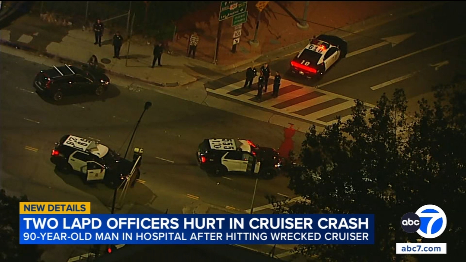 2 LAPD officers, 90-year-old driver hurt in Encino crash 2 LAPD officers, 90-year-old driver hurt in Encino crash