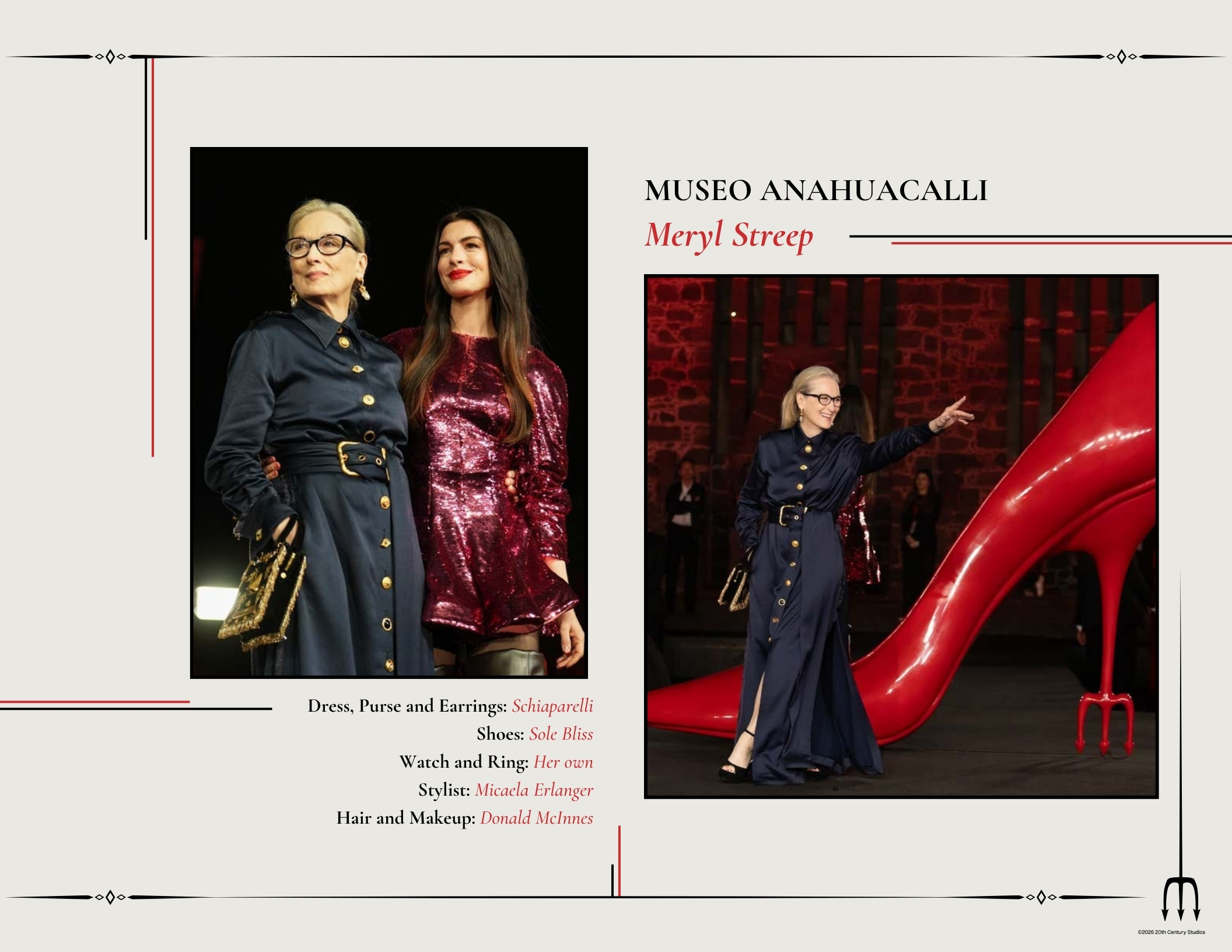 Fifth page of "The Devil Wears Prada 2" Mexico City lookbook